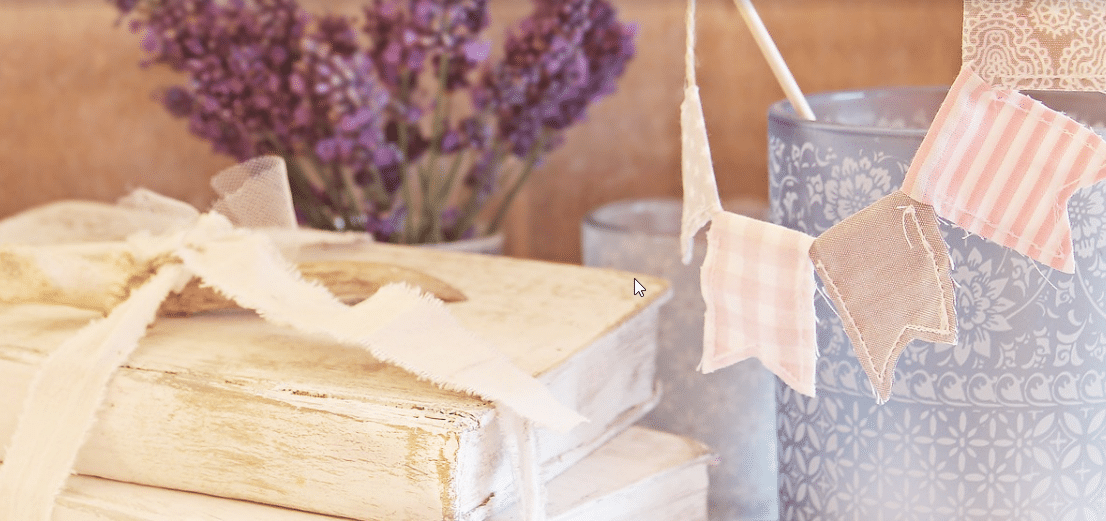 Shabby Chic Lavanda Bandiere